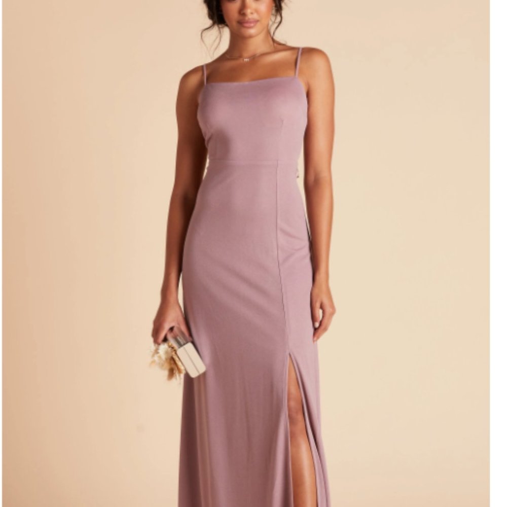 Birdy grey BENNY DRESS CREPE DARK MAUVE - S hemmed